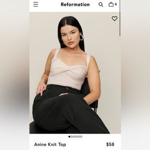 NEW Reformation Anine Top XS